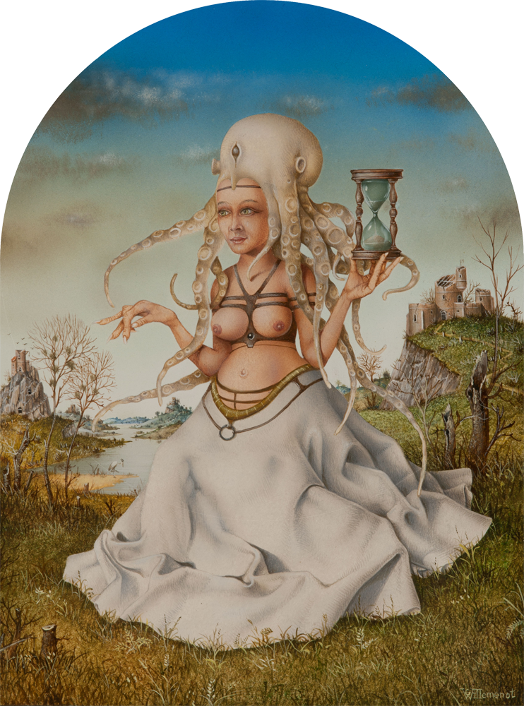 28_LA MAITRESSE DU TEMPS 24 X 32